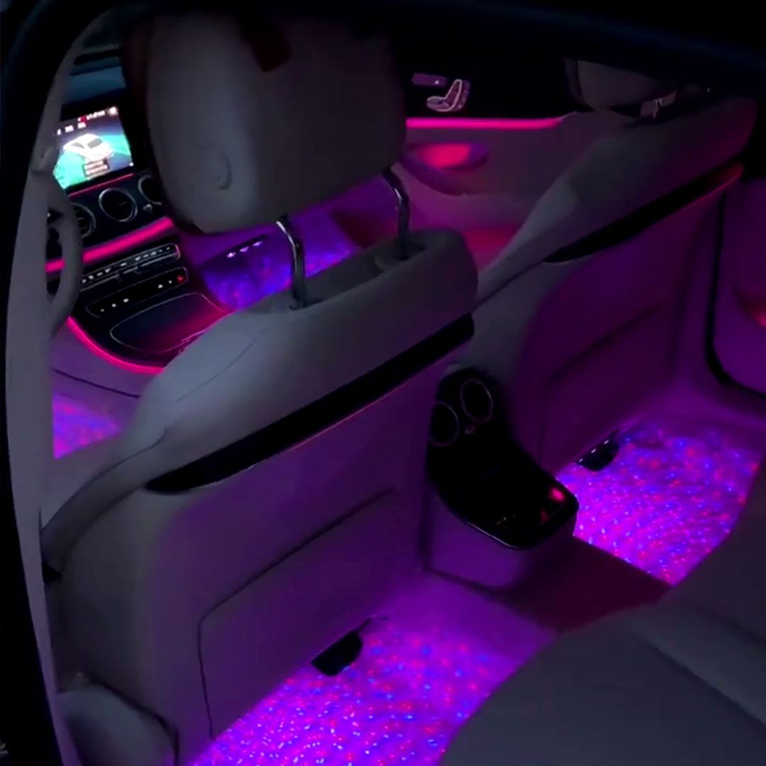 GALAXY CAR - Lampe LED RGB Sans-Fil pour Voiture à Rechargement USB – 🐵  Alouate