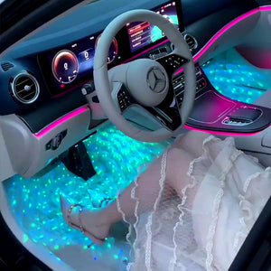 GALAXY CAR - Lampe LED RGB Sans-Fil pour Voiture à Rechargement