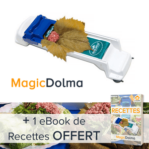 Magic Dolma -  Rouleur pour Viande et Légumes + 1 eBook de Recettes OFFERT - Rouleur pour Viande et Légumes (Dolma, Nems, Sarma, ...) - Alouate